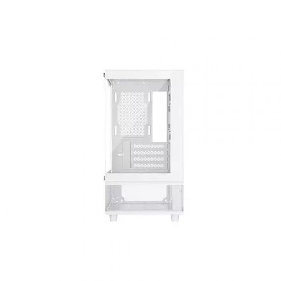 1ST PLAYER MI2 WHITE F7 ARGB FAN (2 TOP 1 REAR) MICRO ATX CASING
