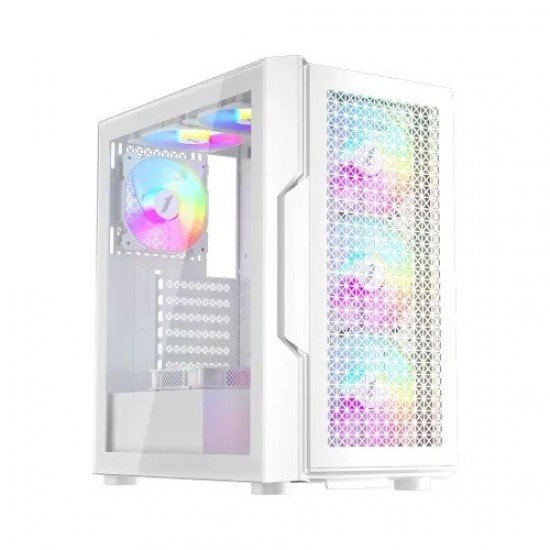 1STPLAYER T7 RGB ATX Mid Tower Gaming Casing White