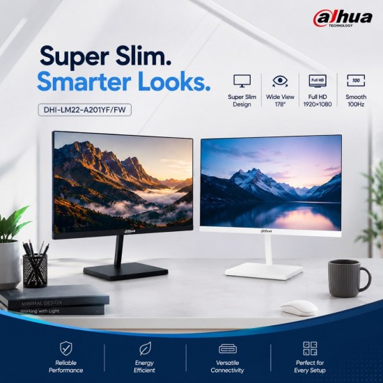 Dahua DHI-LM22-A201YFW 21.5 inch FHD IPS 100Hz Monitor