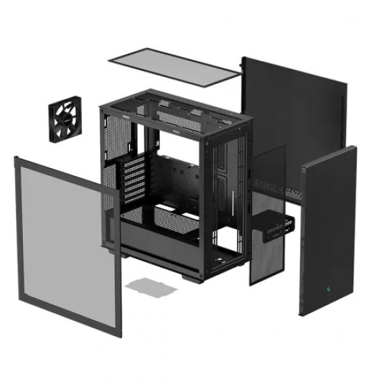DEEPCOOL CH510 MID-TOWER ATX  BLACK CASING 