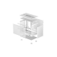 Deepcool CH160 MESH mini tower Mini-ITX Case - White