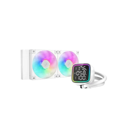 DeepCool LD240 WH 240mm ARGB Liquid CPU Cooler With Display