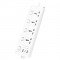 Deli CT711 4 Port 2 Meter Power Strip 