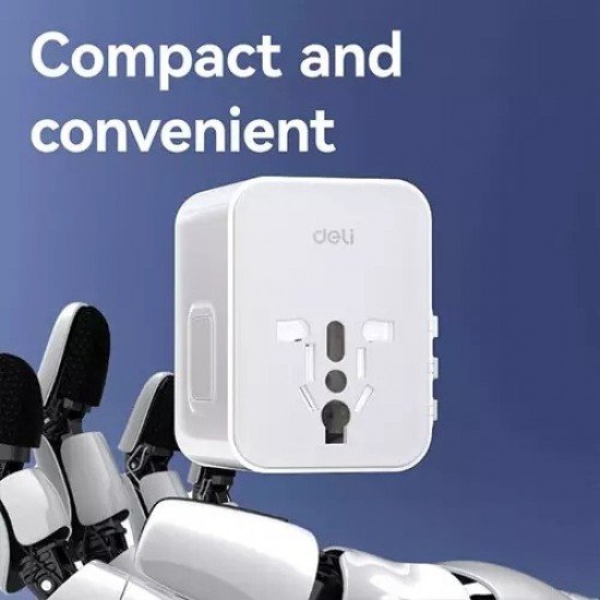 Deli ET767 45W Universal Travel Adapter