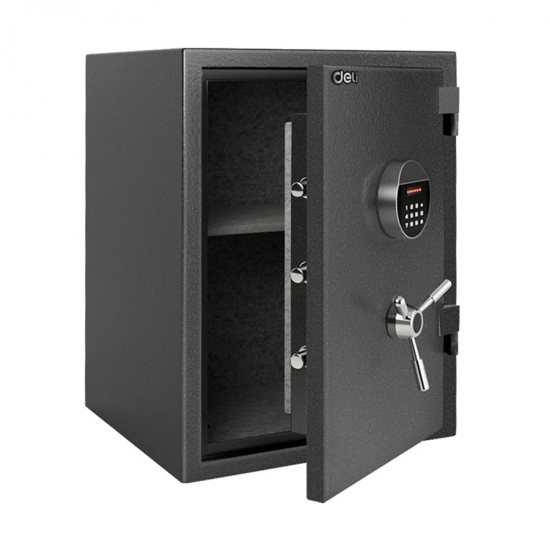 Deli ET600 Dark Gray Digital Safe Box Locker Vault 
