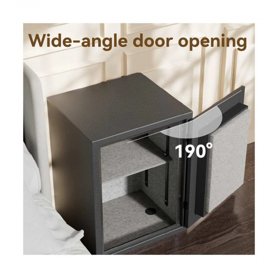 Deli ET600 Dark Gray Digital Safe Box Locker Vault 