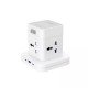 Deli ET762 4 Port 1.6 Meter Standing Power Strip