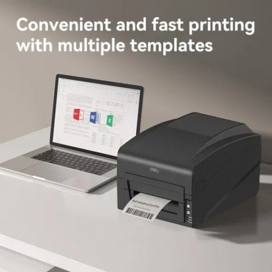 Deli ES351 Direct Thermal Transfer Label Printer