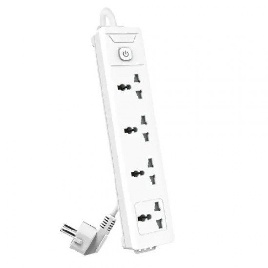 Deli ET403 4-Port 10A Power Strip 
