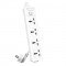 Deli ET403 4-Port 10A Power Strip 
