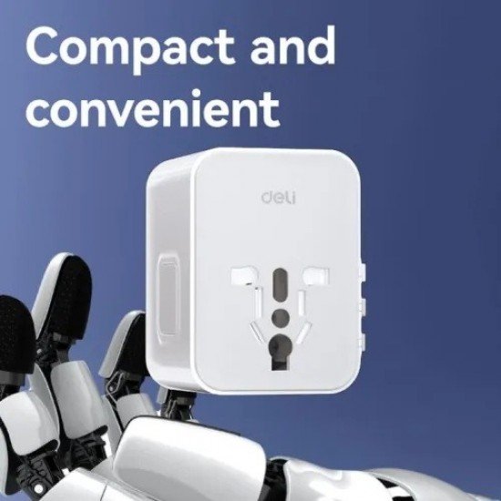 Deli T766 25W Travel Adapter