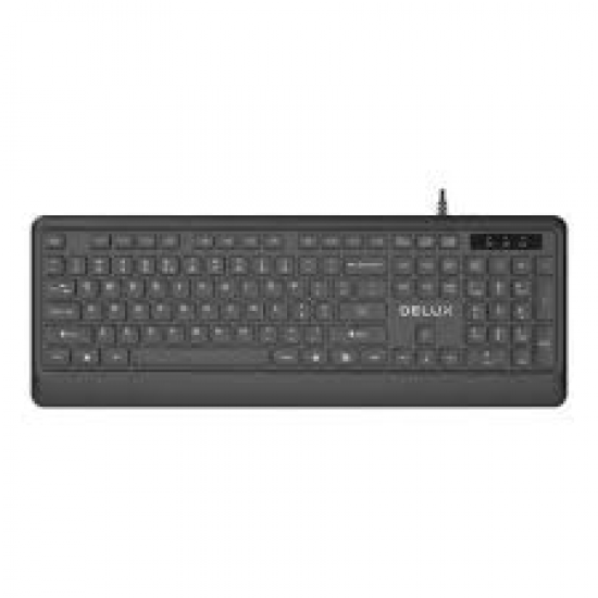 DELUX K7009BU USB Standard Keyboard with BANGLA
