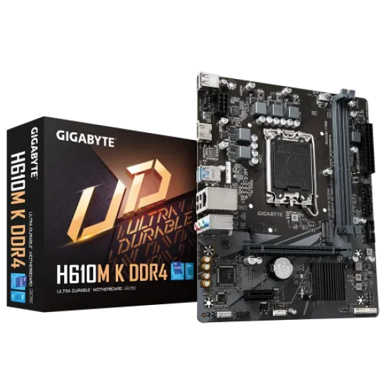 GIGABYTE H610M K DDR5 Micro ATX Motherboard