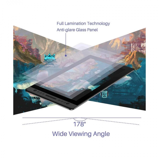 Huion KAMVAS Pro 16 15.6-Inch FHD Graphics Drawing Tablet