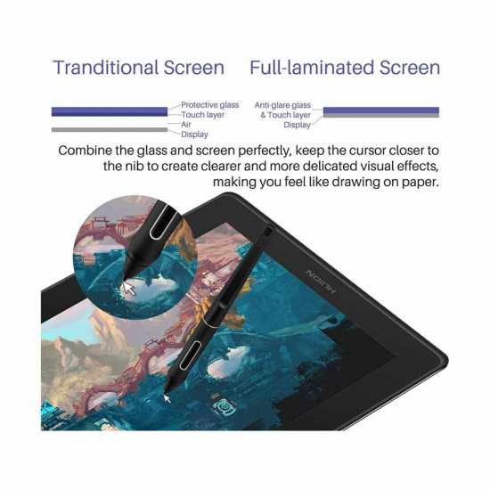 Huion KAMVAS Pro 16 15.6-Inch FHD Graphics Drawing Tablet