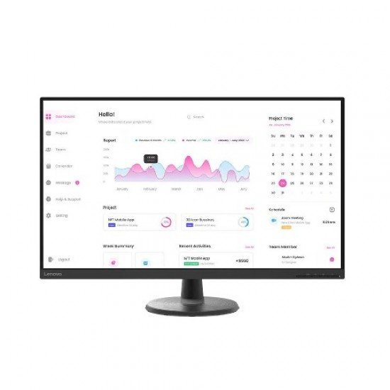 Lenovo D32-40 31.5 Inch FHD Display HDMI DP Headphone Professional Monitor