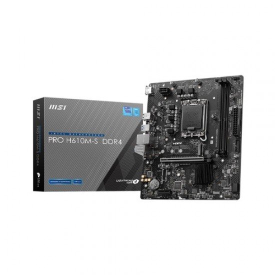 MSI PRO H610M-S Intel DDR4 m-ATX Motherboard