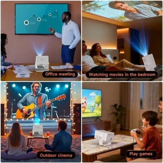 Magcubic HY450 Max 1100 ANSI Android 14 Portable Projector