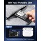 ORICO 512GB mSATA SSD SATA III 6Gbps 3D NAND Internal Drive ZH10