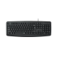 RAPOO NK2600 Spill-resistant Black Wired USB Keyboard