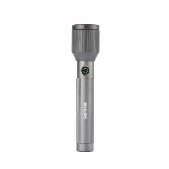 PHILIPS Aircraft Aluminium Alloy 22.5cms LED Rechargeable Flashlight SFL2243/56