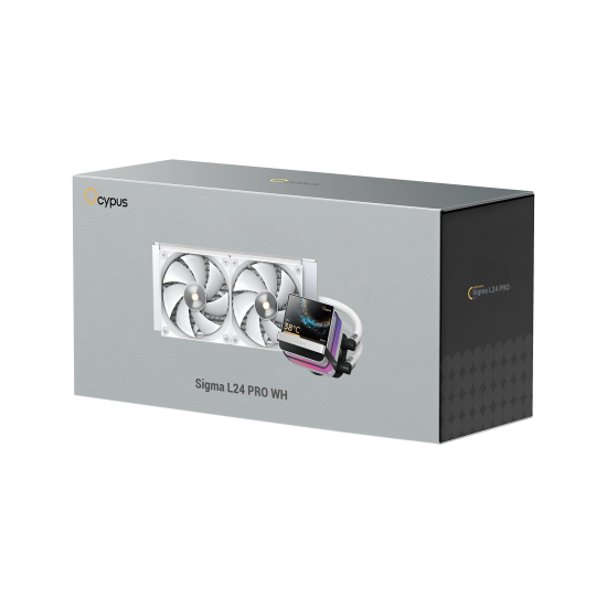 Ocypus Sigma L24 PRO WH 240mm AIO Liquid CPU Cooler With Display