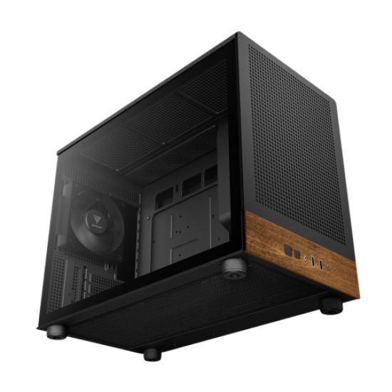 Gamdias ATHENA M4M WOOD mATX Mini Tower Gaming Casing