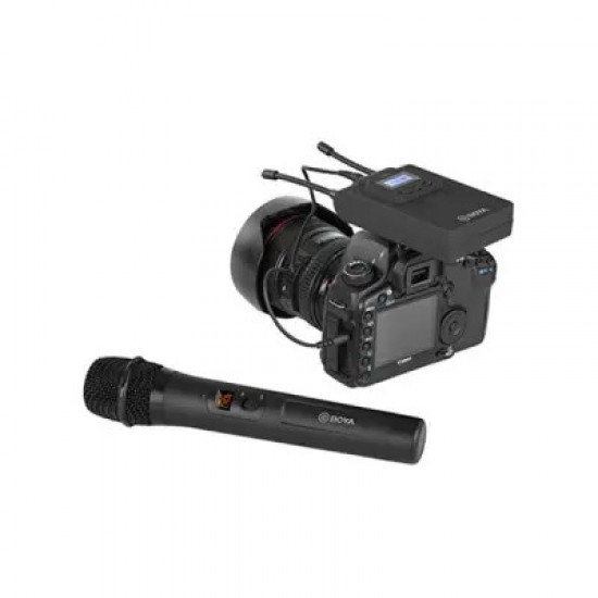 Boya BY-WM8 PRO-K3 UHF Camera-Mount Wireless Handheld Microphone System