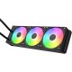 Gamdias CHIONE E4-360 V2 360mm ARGB AIO Liquid CPU Cooler With Display