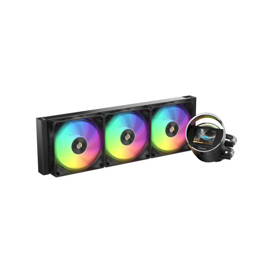 Ocypus SIGMA L36 BK ARGB 360mm AIO Liquid CPU Cooler With Display