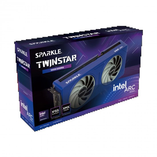 SPARKLE Intel Arc B580 TWINSTAR 12GB GDDR6 GPU