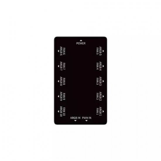 Ocypus Delta EH10 PRO 10 x 4-Pin PWM Fans ARGB Convertor