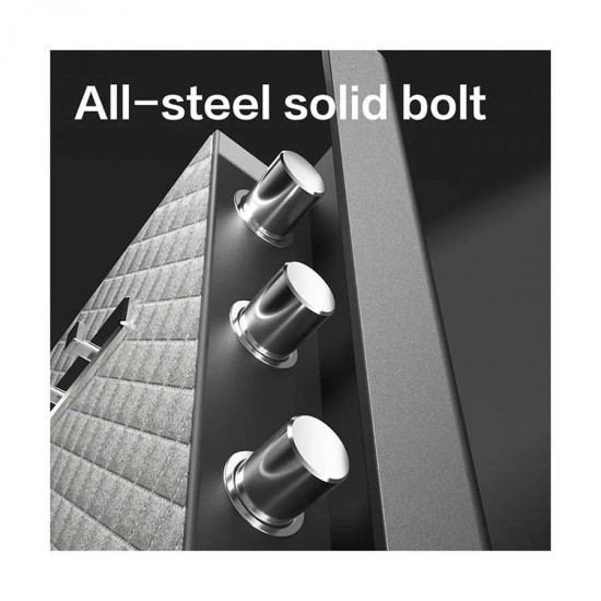 Deli ET593 Black Automatic Door Digital Safe Box Locker Vault