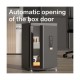 Deli ET594 Black Automatic Door Digital Safe Box Locker Vault 