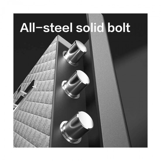 Deli ET594 Black Automatic Door Digital Safe Box Locker Vault 