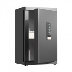 Deli ET594 Black Automatic Door Digital Safe Box Locker Vault 