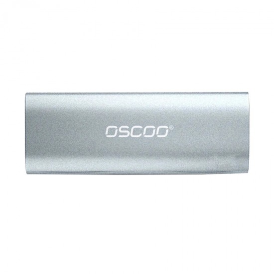 OSCOO Portable External SSD MD005 Silver 256GB