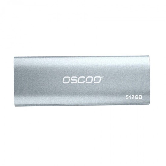 OSCOO Portable External SSD MD005 512GB Silver