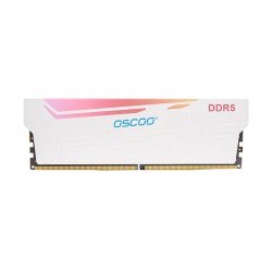 Oscoo 16GB DDR5 RGB 6000MHz White Heatsink Desktop RAM #OSC-D5-R500-RADIANTX
