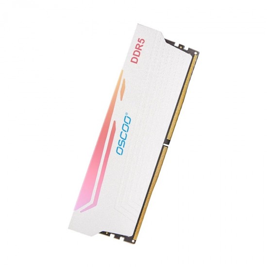 Oscoo 16GB DDR5 RGB 6000MHz White Heatsink Desktop RAM #OSC-D5-R500-RADIANTX
