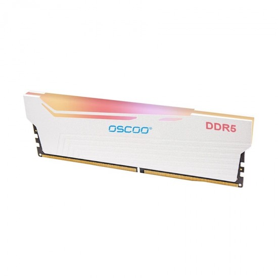 Oscoo 16GB DDR5 RGB 5600MHz White Heatsink Desktop RAM #OSC-D5-R500-RADIANTX