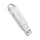 Oscoo CU002 64GB USB 3.1 Gen 1 & Type-C OTG Silver Pen Drive