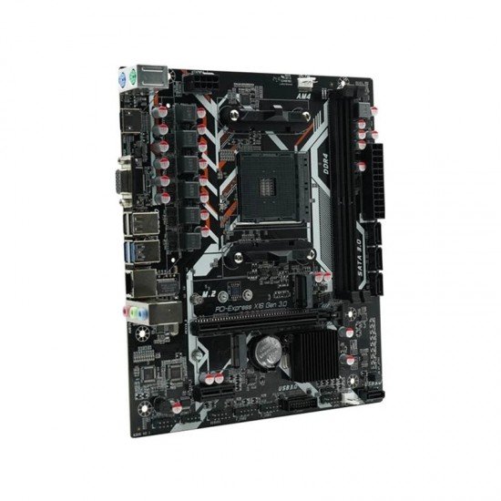 AFOX B450D4-MA5-V2 DDR4 AMD Motherboard